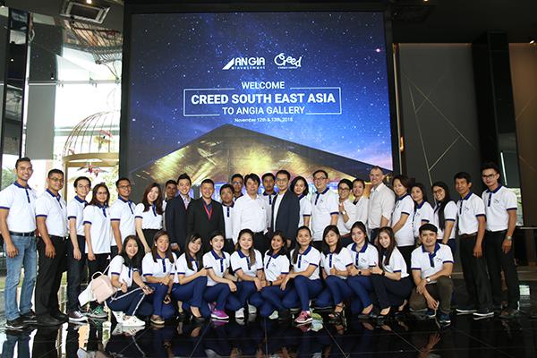 TẬP ĐOÀN CREED GROUP – ĐÔNG NAM Á THAM QUAN NHÀ MẪU ANGIA GALLERY 