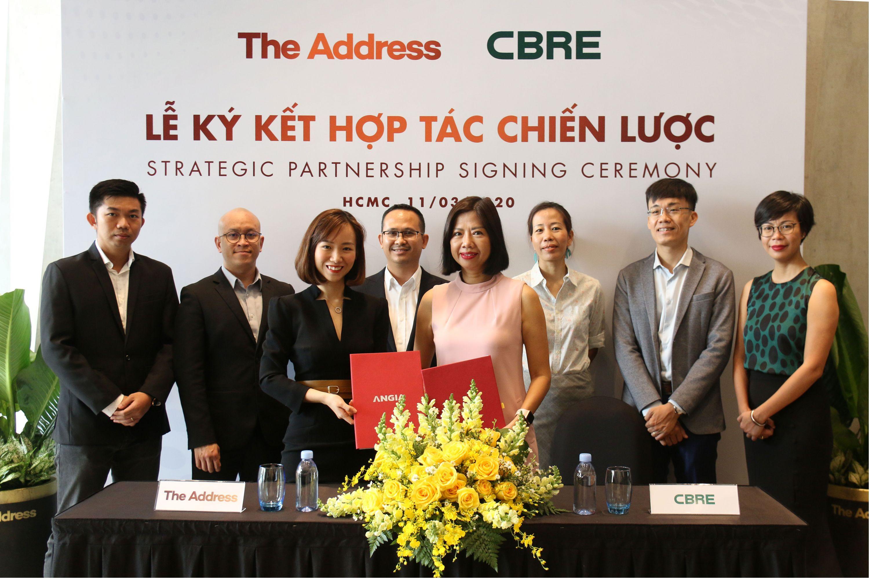 TẬP ĐOÀN AN GIA VÀ CBRE VIỆT NAM HỢP TÁC KHAI THÁC CHUỖI VĂN PHÒNG CAO CẤP TRUNG TÂM TP HCM THE ADDRESS