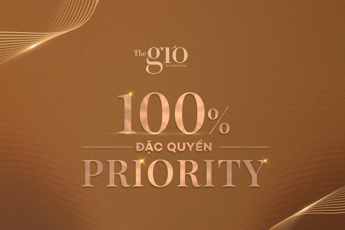 AN GIA RA MẮT GÓI "100% ĐẶC QUYỀN PRIORITY" DỰ ÁN THE GIÓ RIVERSIDE