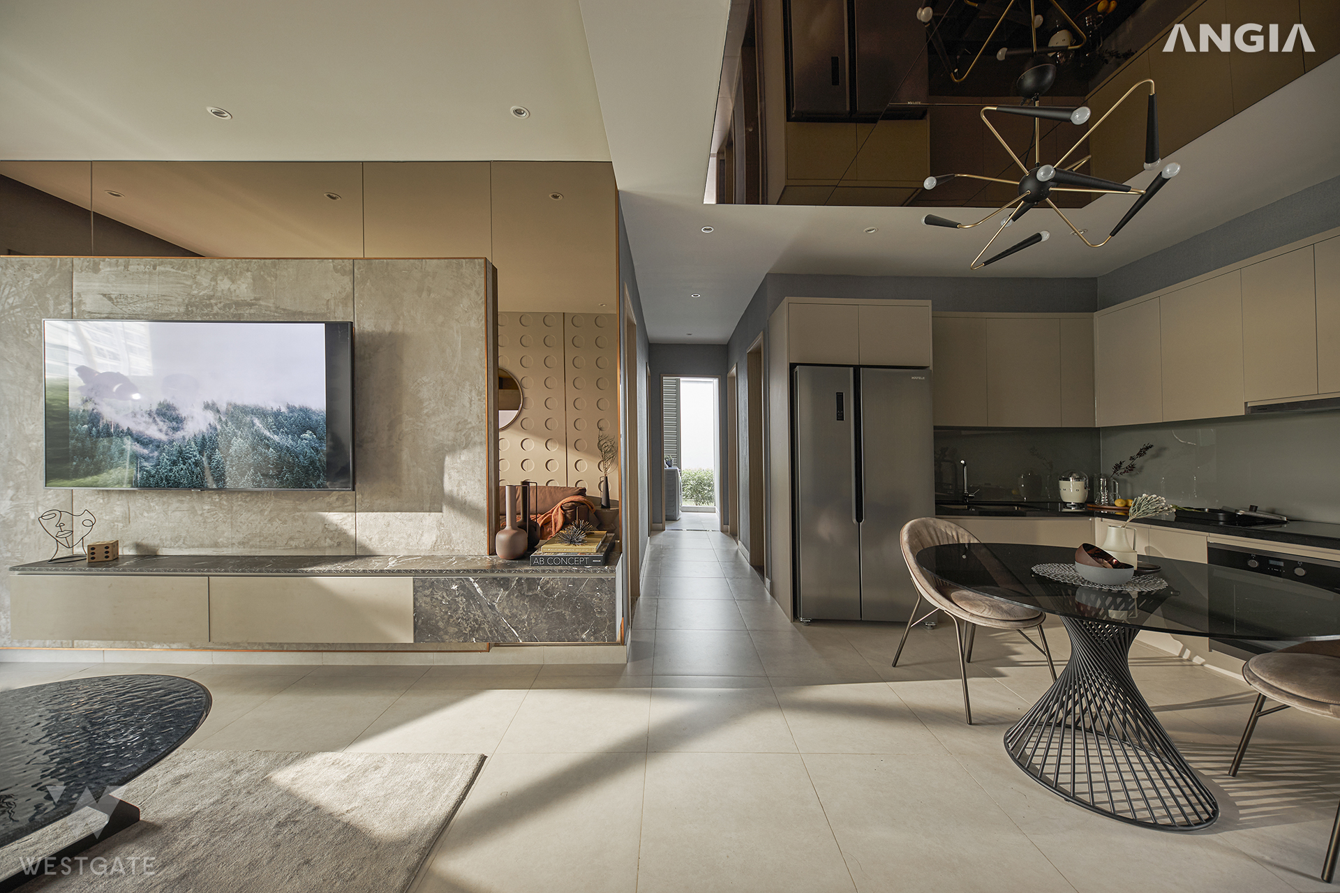 CĂN HỘ MẪU WESTGATE - 85m² (3PN - 2WC)